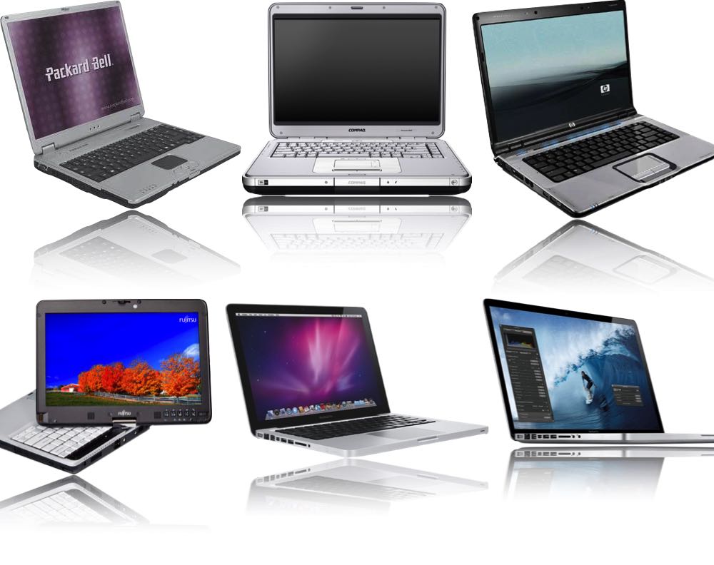 Photo of most of my laptops