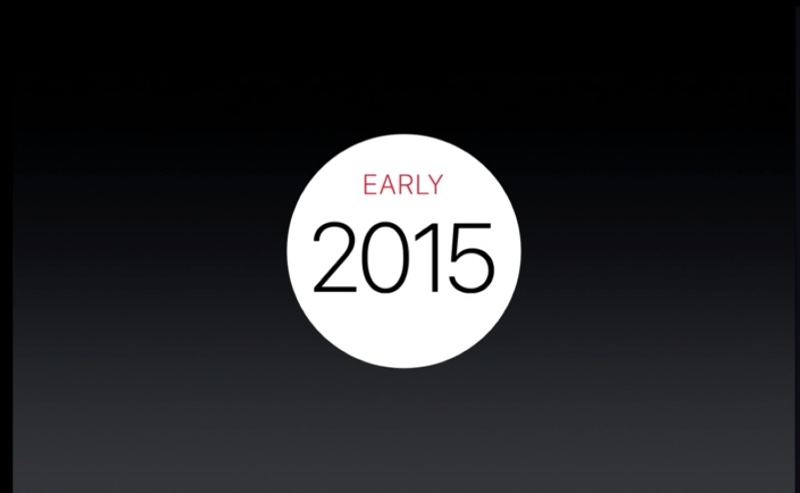 2015 release for Apple Watch