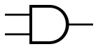 ANSI AND gate symbol
