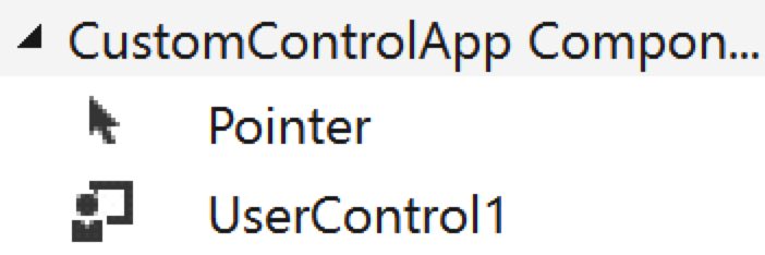 Custom user control in the toolbox
