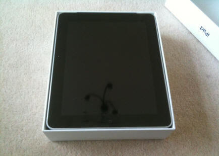 iPad in the box