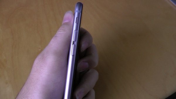 The curved buttons of the iPhone 6