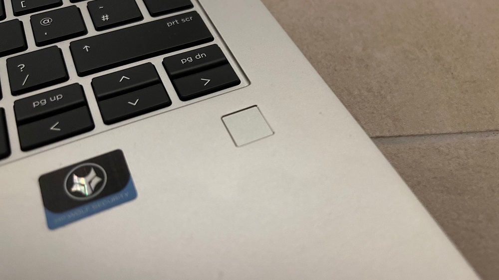 The fingerprint reader and strange keyboard layout