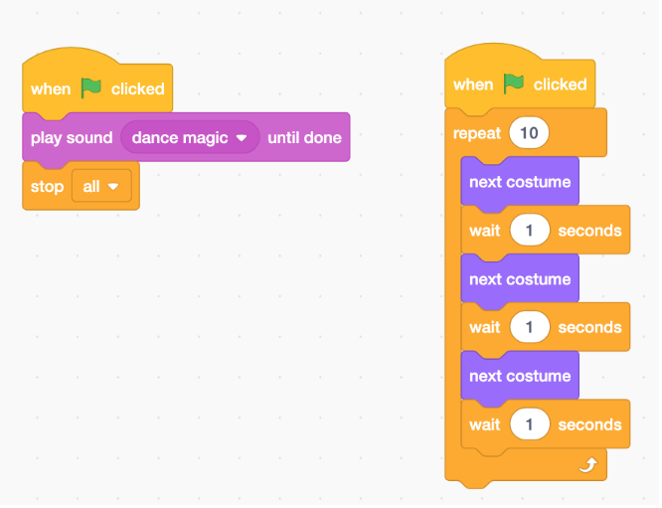Dancing code 2